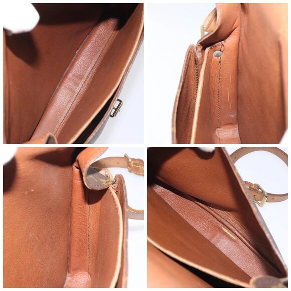 LOUIS VUITTON Monogram Cartouchiere GM Shoulder Bag Vintage M51252 Auth 129350 - Picture 14 of 15